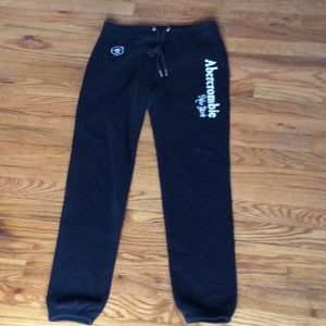 Abercrombie sweat pants.